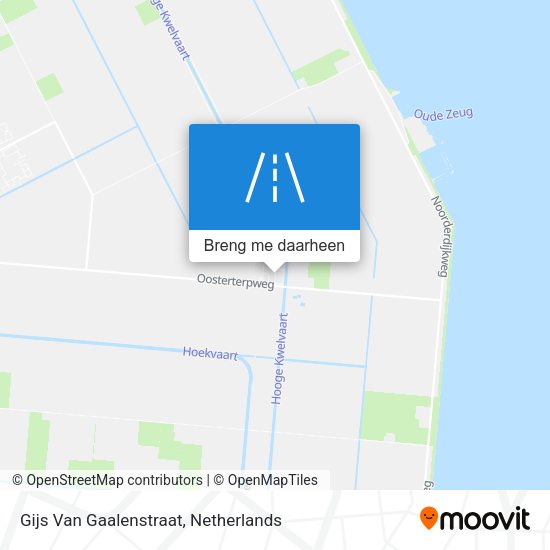 Gijs Van Gaalenstraat kaart