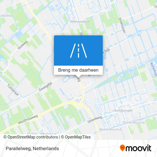 Parallelweg kaart