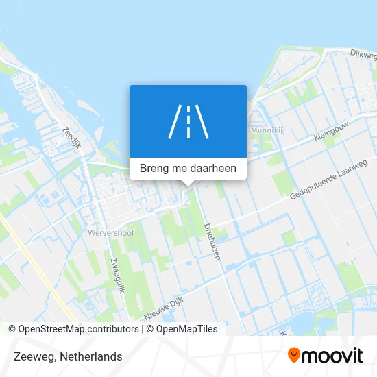 Zeeweg kaart