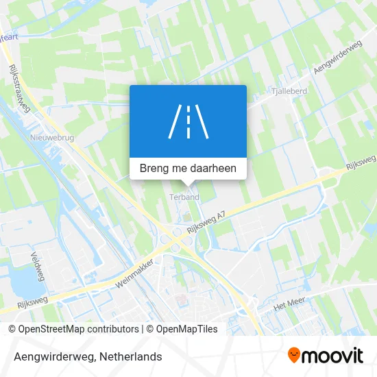 Aengwirderweg kaart