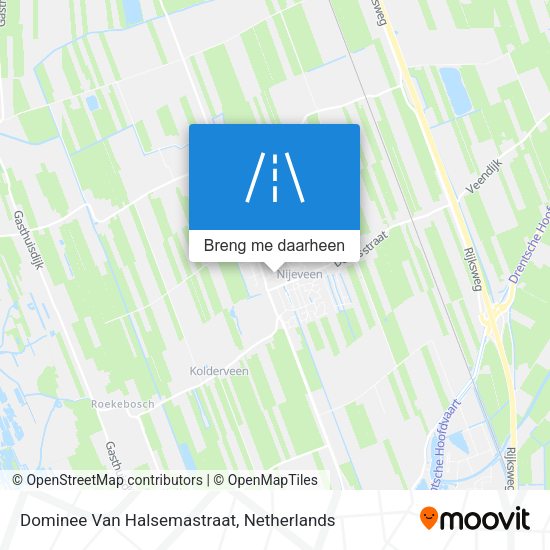 Dominee Van Halsemastraat kaart