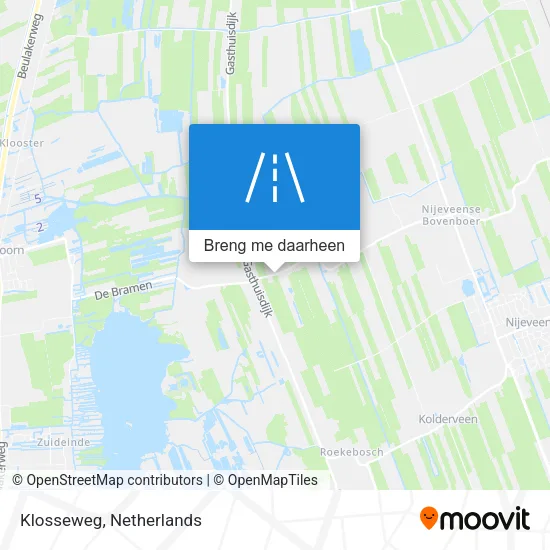 Klosseweg kaart