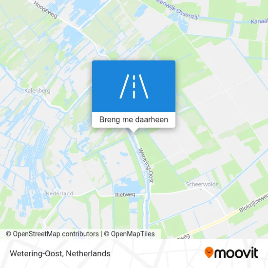 Wetering-Oost kaart