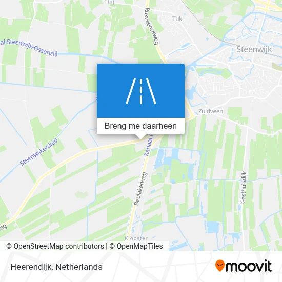 Heerendijk kaart