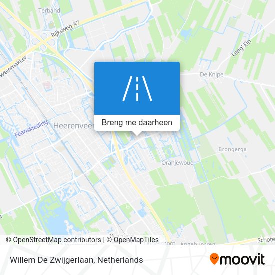 Willem De Zwijgerlaan kaart