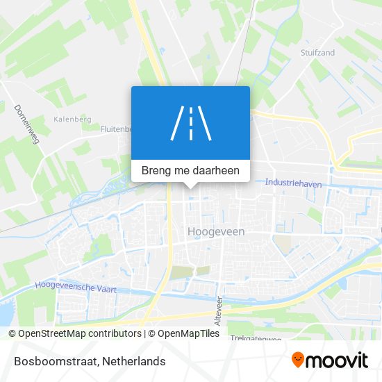 Bosboomstraat kaart