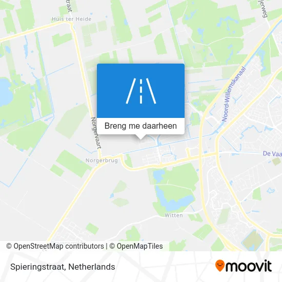 Spieringstraat kaart