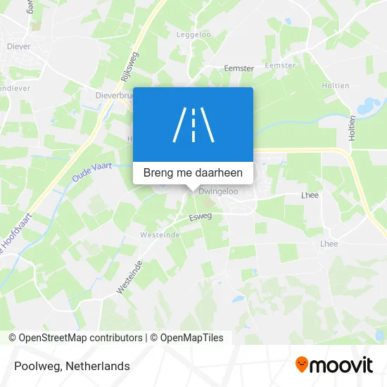 Poolweg kaart