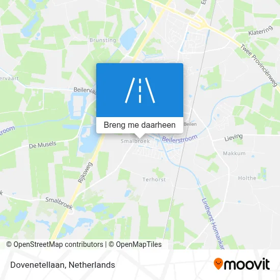 Dovenetellaan kaart