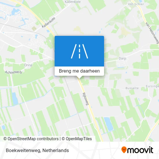 Boekweitenweg kaart