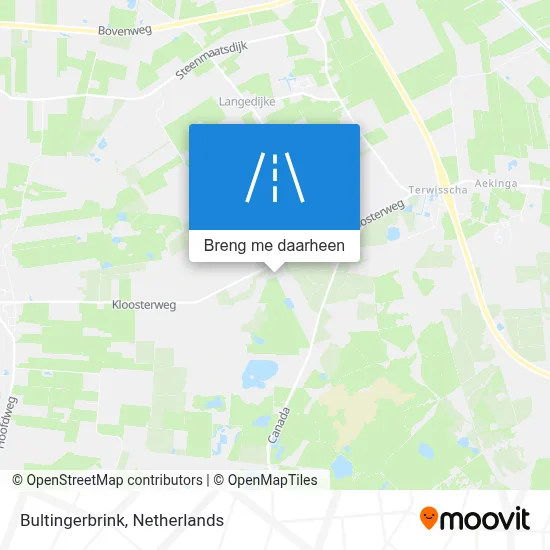 Bultingerbrink kaart