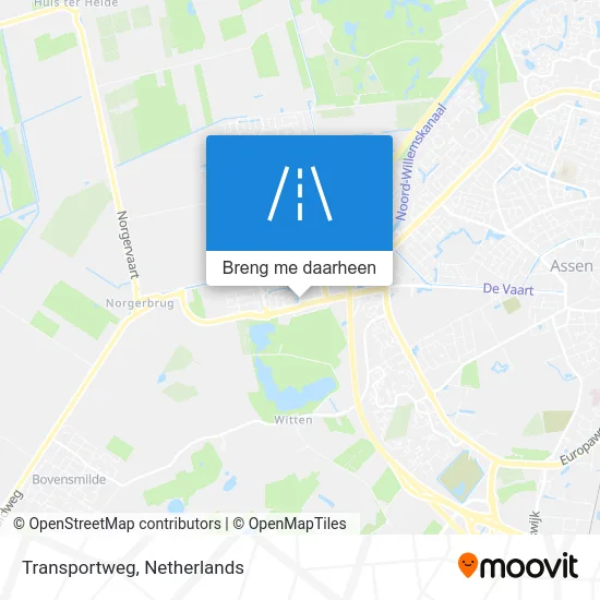 Transportweg kaart