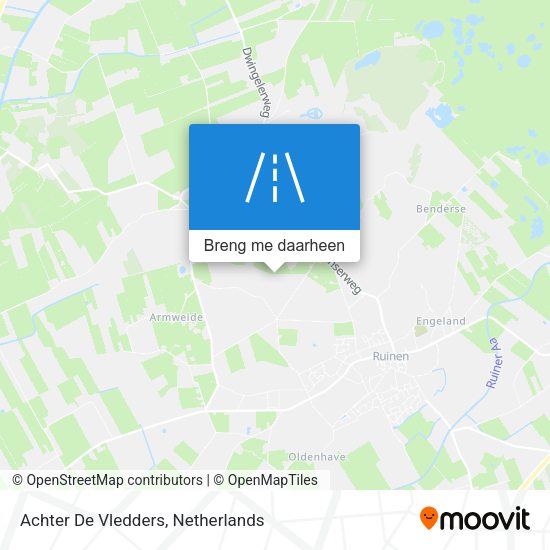 Achter De Vledders kaart