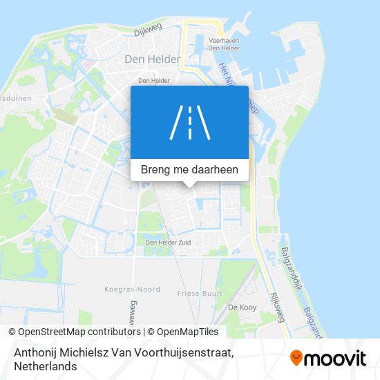 Anthonij Michielsz Van Voorthuijsenstraat kaart