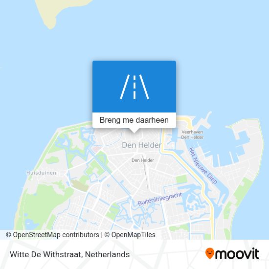 Witte De Withstraat kaart