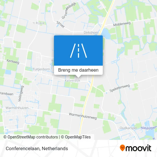 Conferencelaan kaart