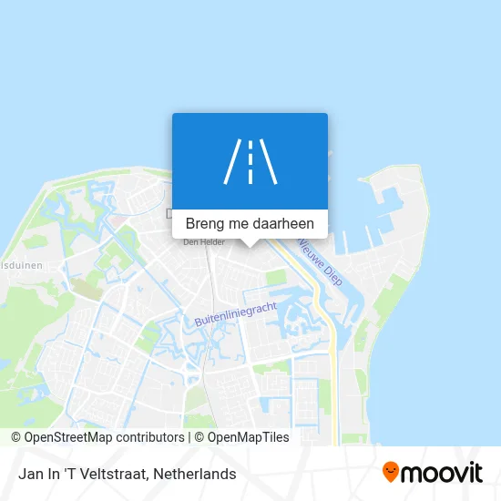 Jan In 'T Veltstraat kaart