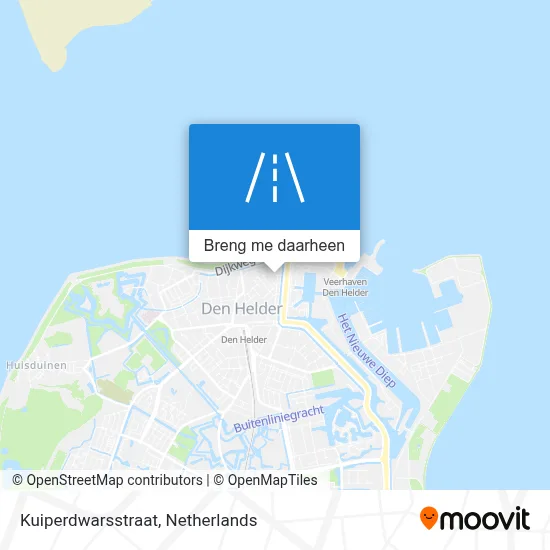 Kuiperdwarsstraat kaart