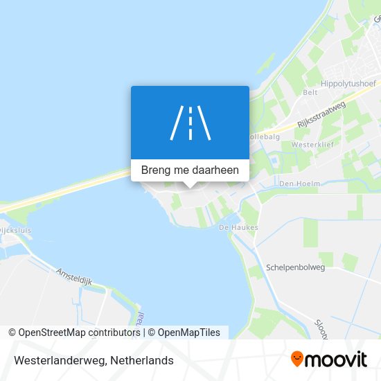 Westerlanderweg kaart