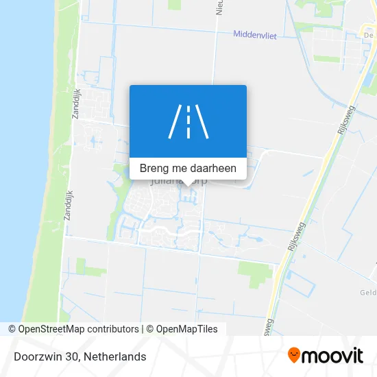 Doorzwin 30 kaart