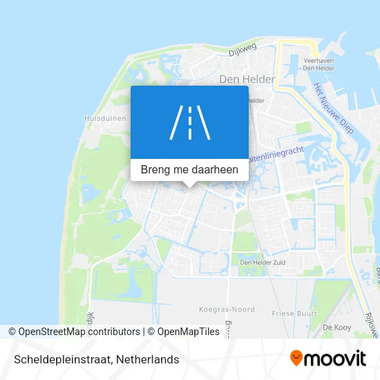 Scheldepleinstraat kaart