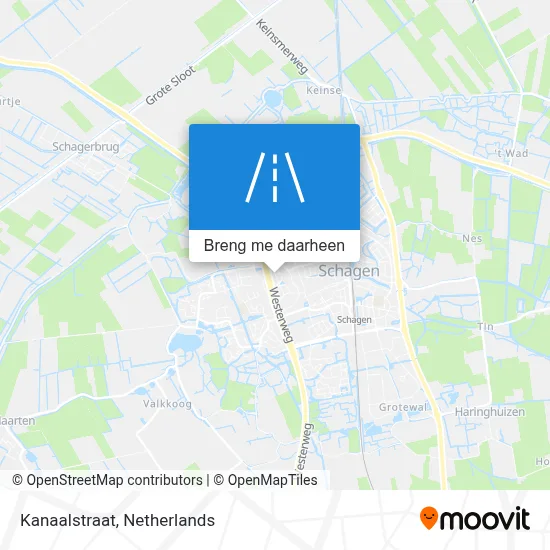 Kanaalstraat kaart