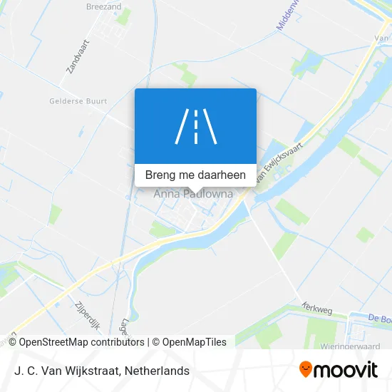 J. C. Van Wijkstraat kaart