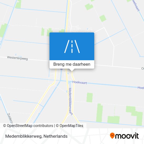 Medemblikkerweg kaart