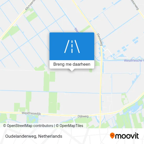 Oudelanderweg kaart