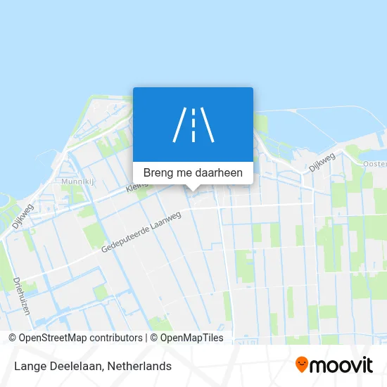 Lange Deelelaan kaart