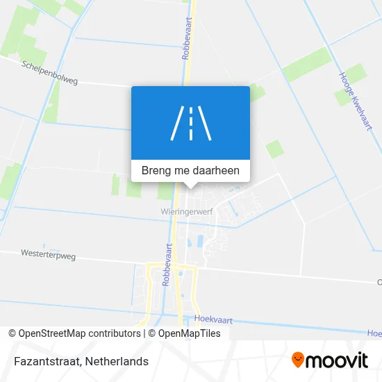 Fazantstraat kaart
