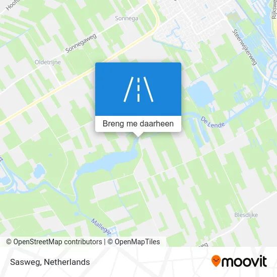 Sasweg kaart