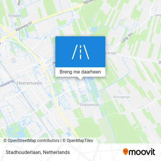 Stadhouderlaan kaart