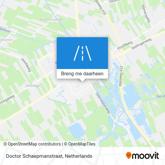 Doctor Schaepmanstraat kaart