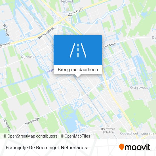 Francijntje De Boersingel kaart