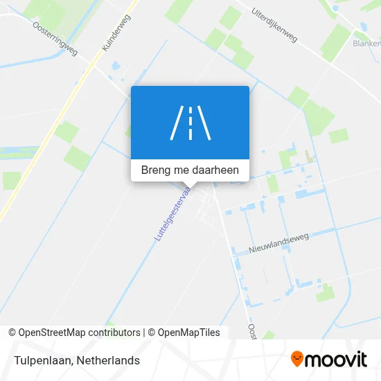 Tulpenlaan kaart