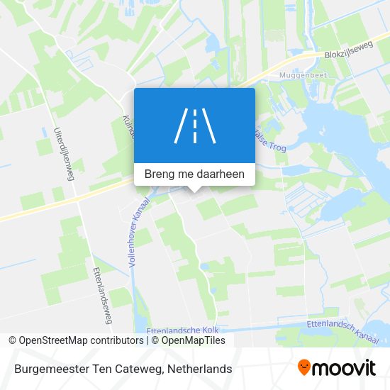 Burgemeester Ten Cateweg kaart