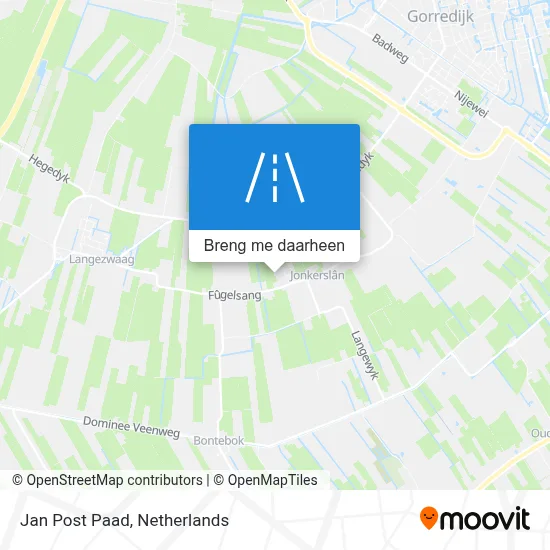 Jan Post Paad kaart