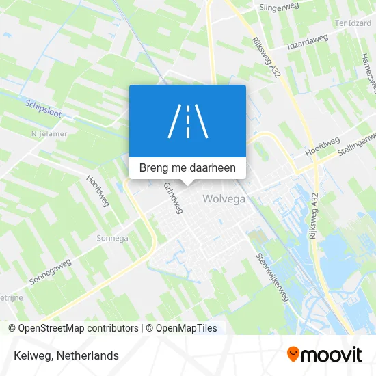 Keiweg kaart