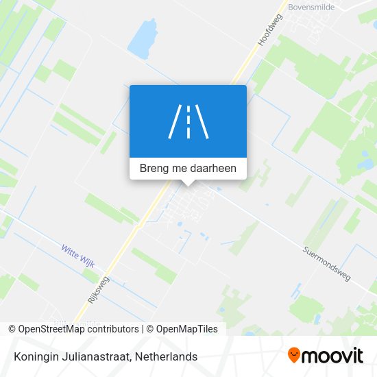 Koningin Julianastraat kaart