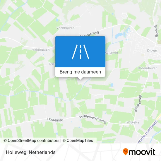 Holleweg kaart
