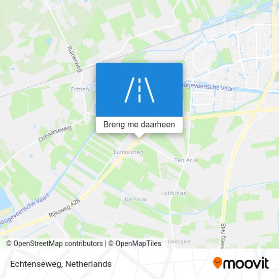 Echtenseweg kaart