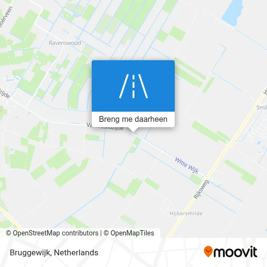 Bruggewijk kaart