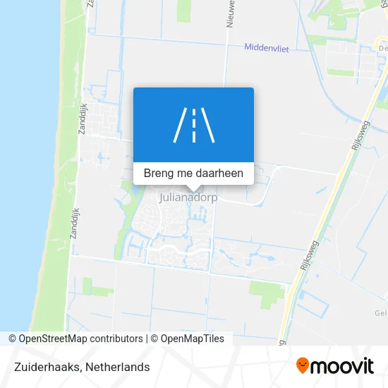 Zuiderhaaks kaart