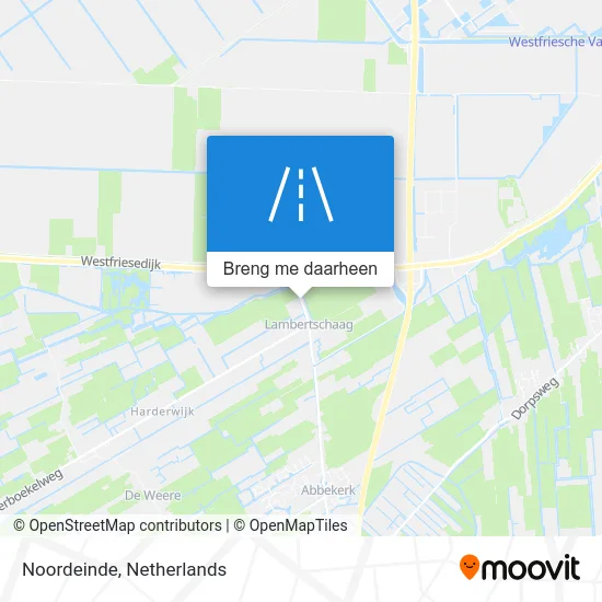 Noordeinde kaart