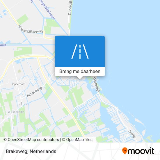 Brakeweg kaart