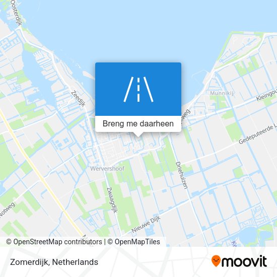 Zomerdijk kaart