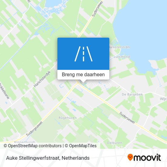 Auke Stellingwerfstraat kaart