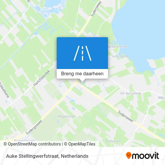 Auke Stellingwerfstraat kaart