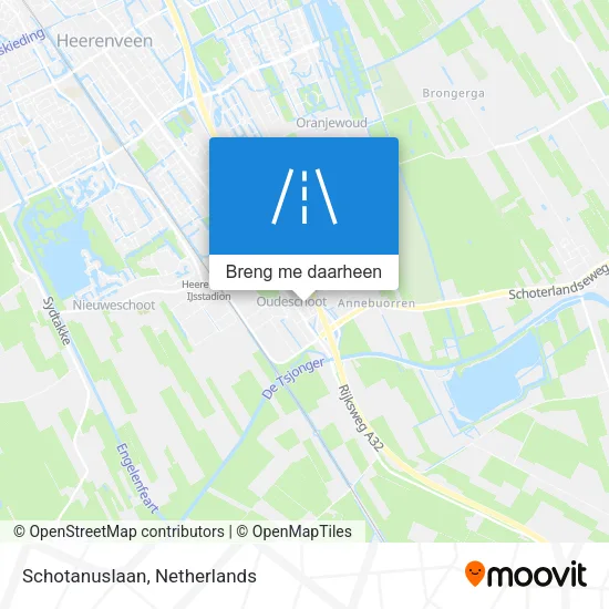 Schotanuslaan kaart
